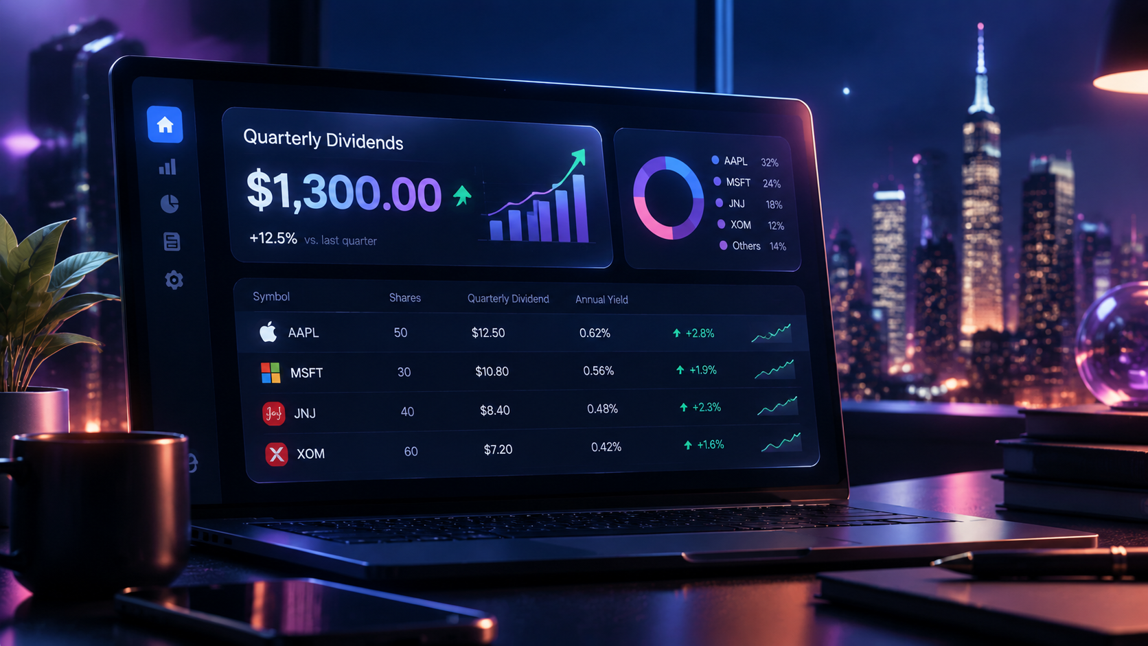 Member dividend income result